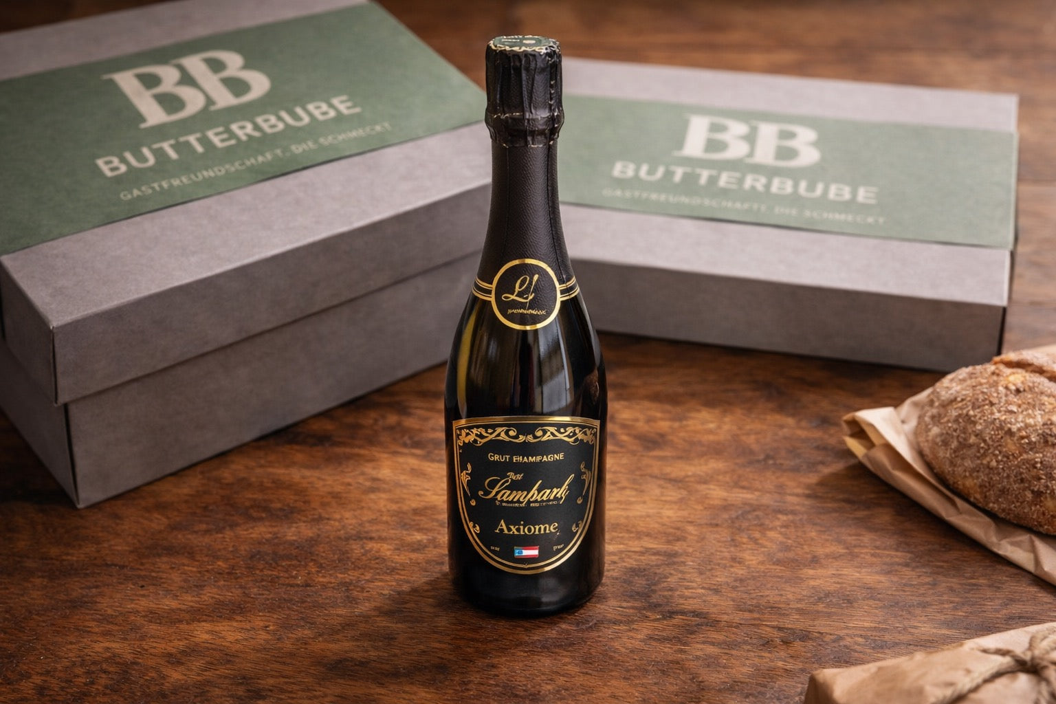 Champagner Lombard – Axiome Brut 0,375l gekühlt